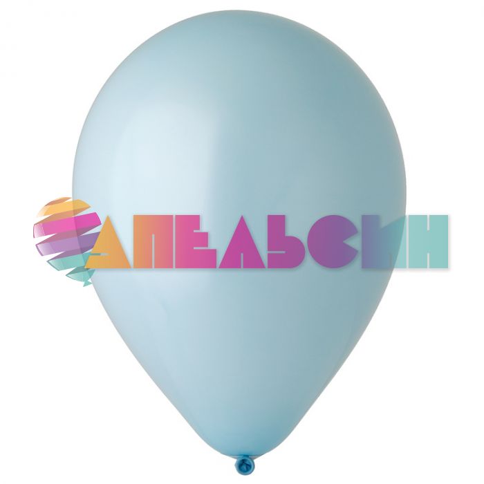 Шар пастель Голубой Э12"/30см (770) Sky Blue 50шт/уп (Малайзия) макарунс 1102-1838