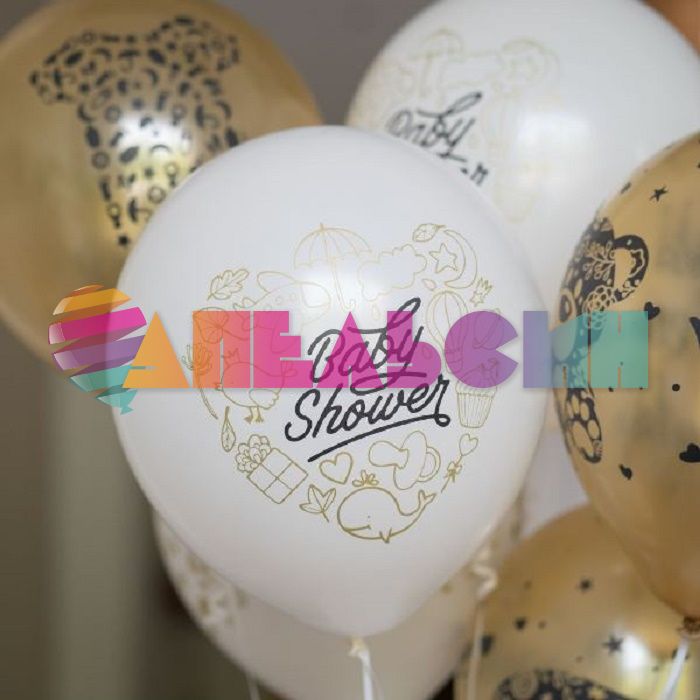Шар латекс Welcome Baby Girl 12"/30см 25шт/уп (Мексика) 6076269