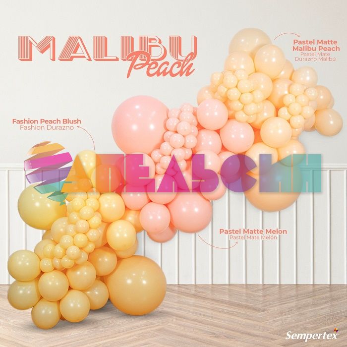 Шар пастель Бежевый S05"/13см (660) Matte Malibu Peach 100шт/уп (Колумбия) макарунс 408439