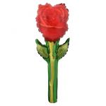 Мини фигура Цветок роза красный FL17"/43см (Китай) с клапаном 25044