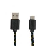 Кабель MicroUSB - USB 1м USB08-03T тканевая оплетка 4991337