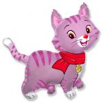 Шар фигура Котенок розовый F32"/81см (Испания) 901653F