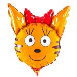 Мини голова Три кота Карамелька FL10"/25см с клапаном (Китай) 403116