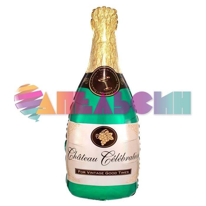 Шар фигура Бутылка Шампанское FL39/99см (Китай) R6714