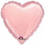 Шар сердце Розовый A18"/46см Pink (США) 1204-0040