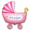 Мини фигура Коляска It`s a Girl F13"/33см (Испания) 902741