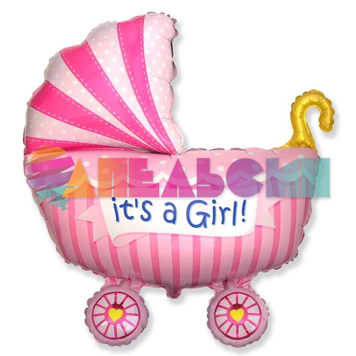Мини фигура Коляска It`s a Girl F13"/33см (Испания) 902741
