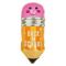 Шар фигура Карандаш BACK 2 SCHOOL FL28"/72см (Китай) 21217