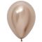 Шар хром Бежевый S12"/30см (971) Reflex Champagne 12шт/уп (Колумбия) 386652 212971-12