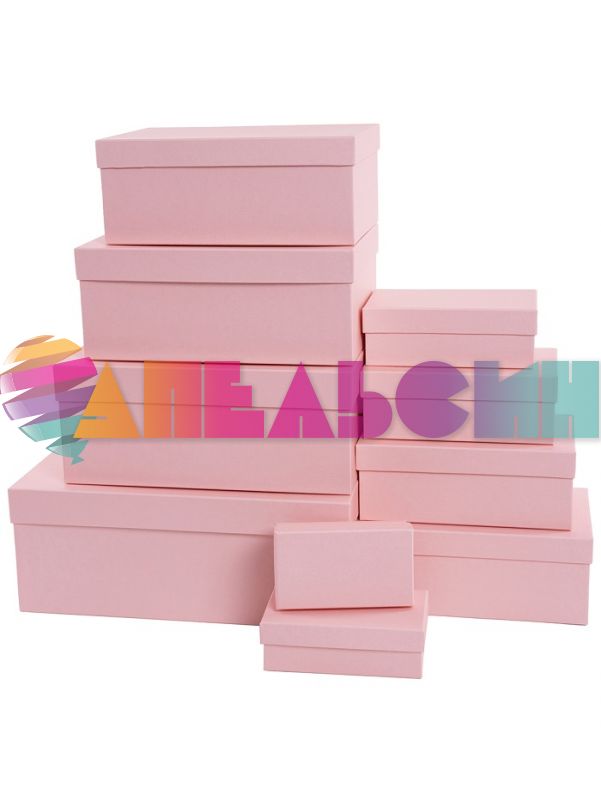 Коробка Розовый мягкий 17,5х26х11см 2050656-3