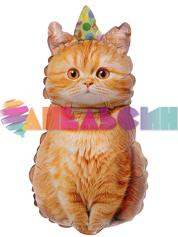 Мини фигура Котик в колпачке FL17"/43см с клапаном (Китай) 26750
