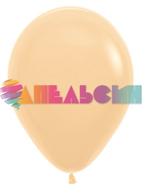 Шар пастель Бежевый S05"/13см (661) Matte Nude телесный 100шт/уп (Колумбия) макарунс 419381