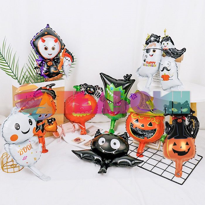 Шар фигура Тыква в шляпе Halloween FL35"/89см (Китай) 15108
