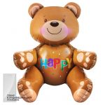 Шар ХОД Мишка FL20"/51см сидячий (Китай) воздух 15198