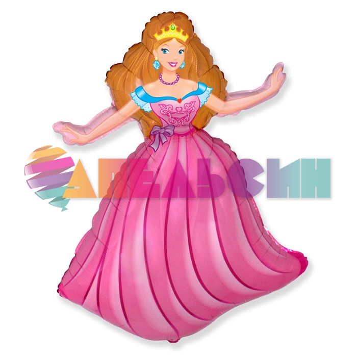 Мини фигура Принцесса в розовом F14"/36см (Испания) 902683