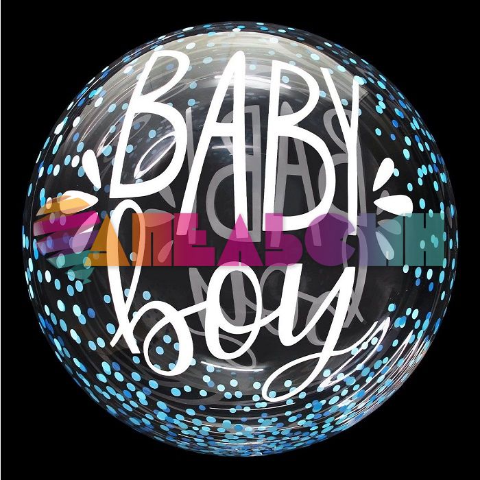 Шар сфера Baby Boy Конфетти FL20"/51см (Китай) 5102004-СТОК