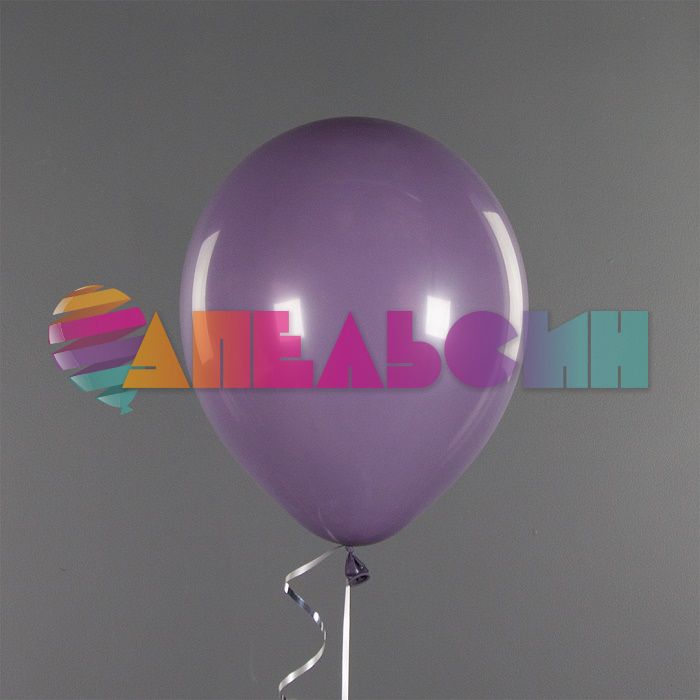 Шар пастель Сиреневый Д12"/30см Индиго 50шт/уп (Китай) ретро 612212/50