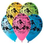 Шар латекс Камуфляж ассорти 12"/30см 25шт/уп (Италия) 930689