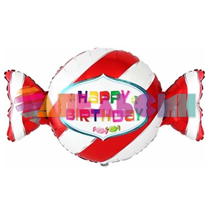 Шар фигура Конфета HB красный F36"/91см (Испания) 901831
