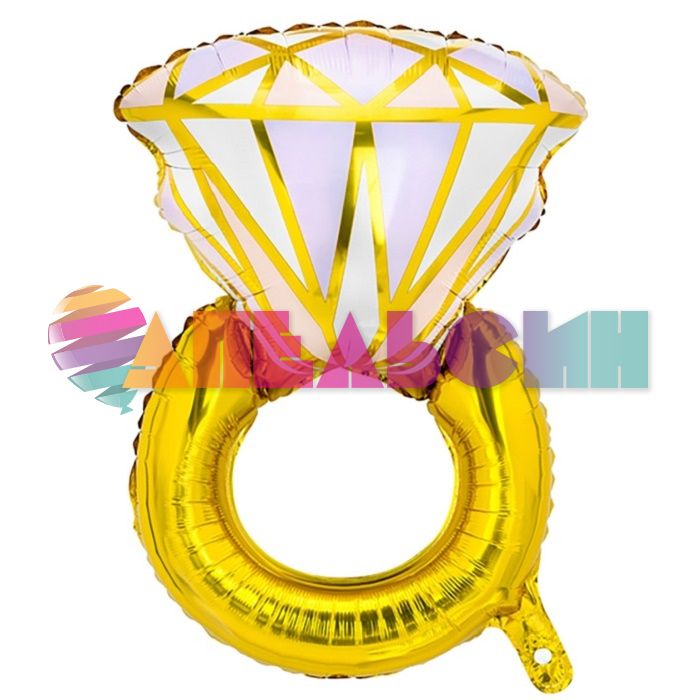 Шар фигура Кольцо с бриллиантом PD38"/95см (Польша) 1207-4637