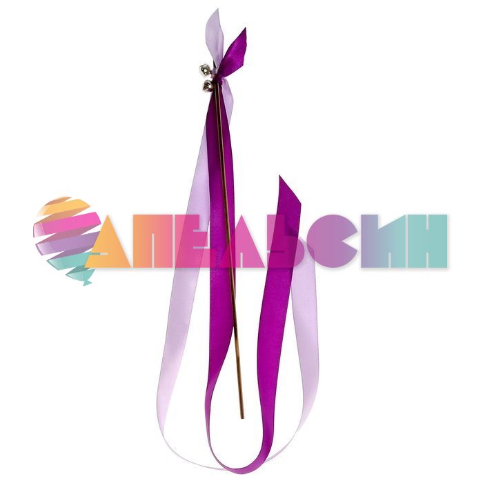 Фест с бубенчиками Сиреневые ленты 3шт/уп 1476898