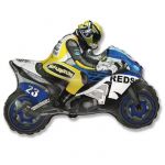 Шар фигура Мотоцикл синий F33"/84см (Испания) 901663A