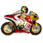Шар фигура Мотогонщик оранжевый F38"/97см (Испания) 901666NA