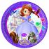 Тарелка Принцесса София и животные/ Sofia the First 23см 8шт/уп картон 1502-1462-СТОК
