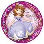 Тарелка Принцесса София Прекрасная / Sofia the First HB 23см 8шт/уп картон 1502-2328