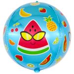 Шар сфера Фруктовое ассорти FL24"/61см (Китай) 180656