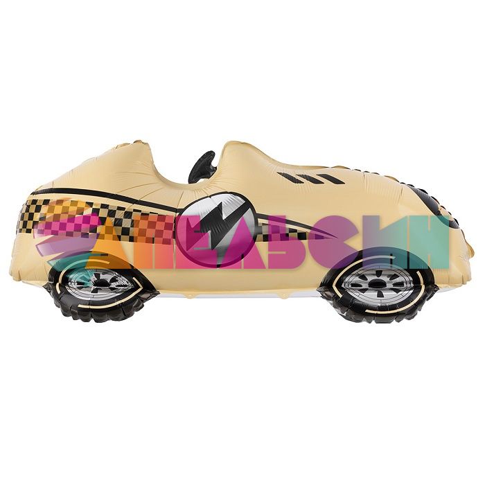 Шар фигура Машина гоночная Формула 1 песочный FL43"/109см (Китай) 26182