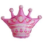 Мини фигура Корона розовый FL12"/30см с клапаном (Китай) 23322