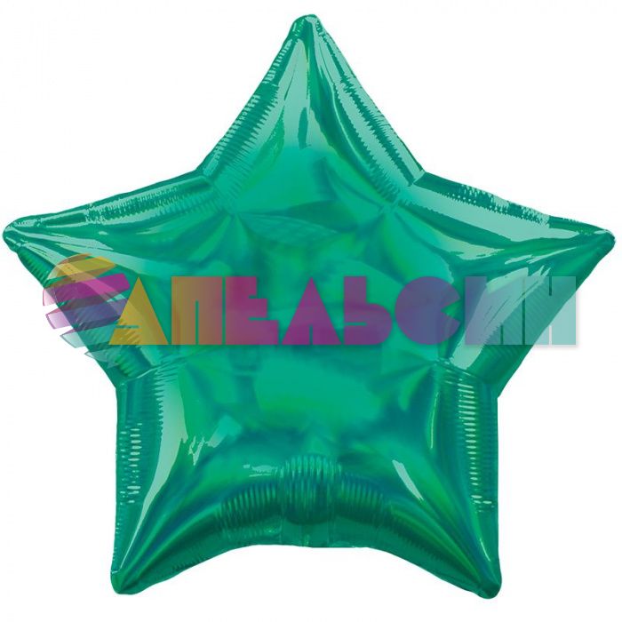 Шар звезда Зеленый A19"/48см Green (США) переливы 1205-0133