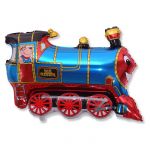 Шар фигура Паровозик синий F31"/79см (Испания) 901689A