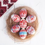 Пасхальная термоусадочная пленка Славянские узоры МИКС 7 яиц 3323956