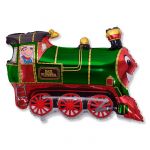 Шар фигура Паровозик зеленый F31"/79см (Испания) 901689