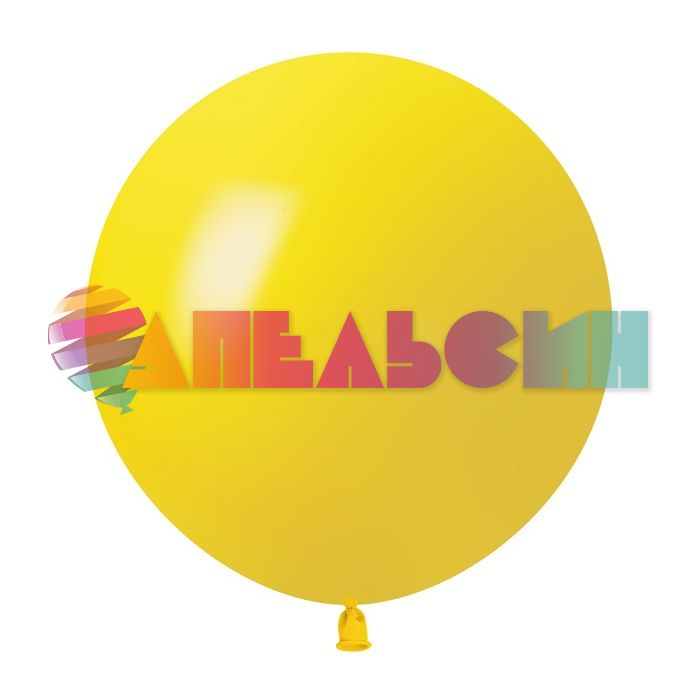 Шар пастель Желтый 512/24"/61см (S55) Yellow (Китай) 512-24S55-1
