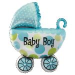 Мини фигура Каляска Baby Boy FL16"/41см с клапаном (Китай) R111