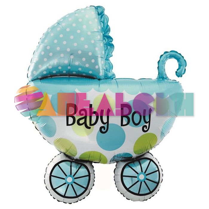 Мини фигура Коляска Baby Boy FL16"/41см с клапаном (Китай) R111