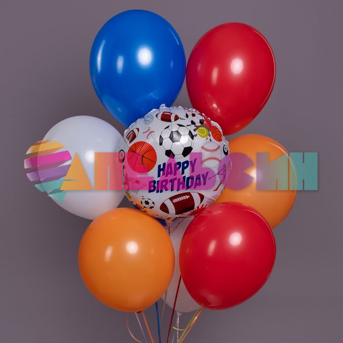 Шар фольга HB Спорт FL18"/46см круг (Китай) 24664