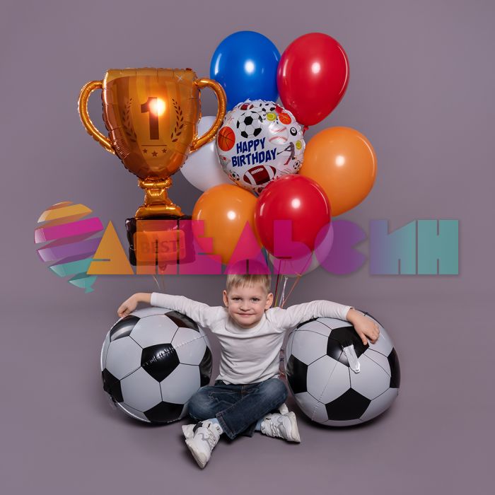 Шар фольга HB Спорт FL18"/46см круг (Китай) 24664