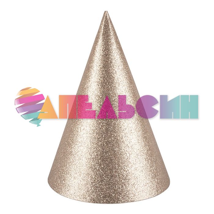 Колпак Белое золото с блестками /картон 6233062-1