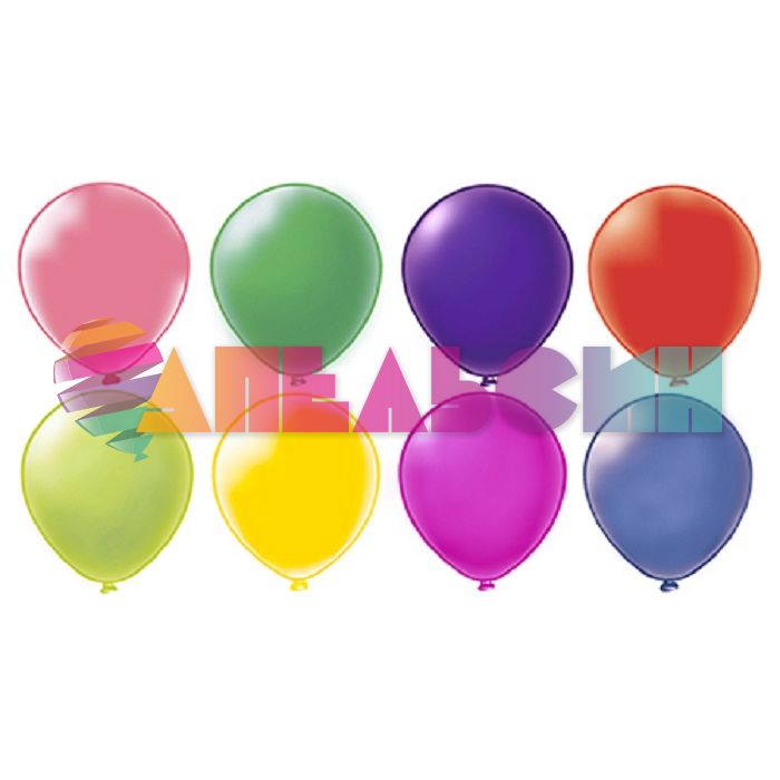 Шар пастель Ассорти БК10"/25см 100шт/уп (Тайланд) Ч02673