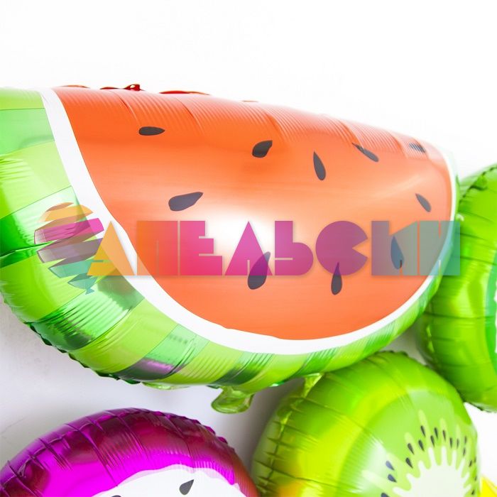 Шар фигура Арбуз долька FL26"/66см (Китай) 15237