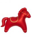 Мини фигура Лошадка красный FL13"/33см (Китай) с клапаном 27683-1