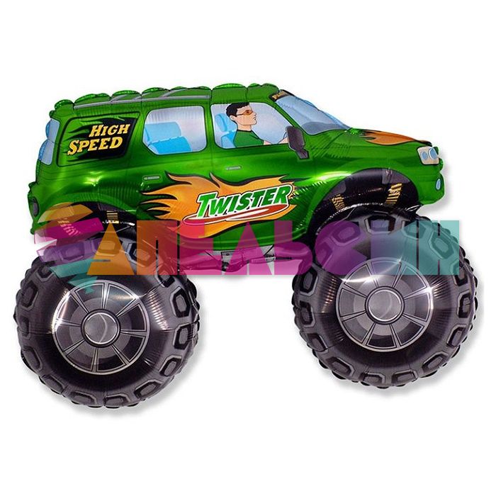 Мини фигура Внедорожник Бигфут зеленый F14"/36см (Испания) 902675VE