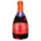 Шар фигура Бутылка Шампанское Happy Halloween FL39/99см (Китай) B1016 21879