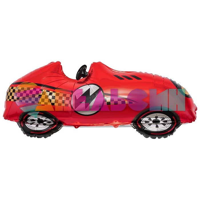 Шар фигура Машина гоночная Формула 1 красный FL43"/109см (Китай) 26181