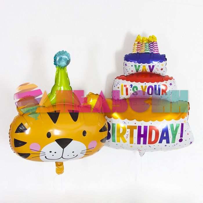 Шар фигура Торт YAY It`s your birthday FL37"/94см (Китай) 19672-СТОК