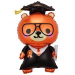 Мини фигура Мишка выпускник FL17"/43см (Китай) 24582